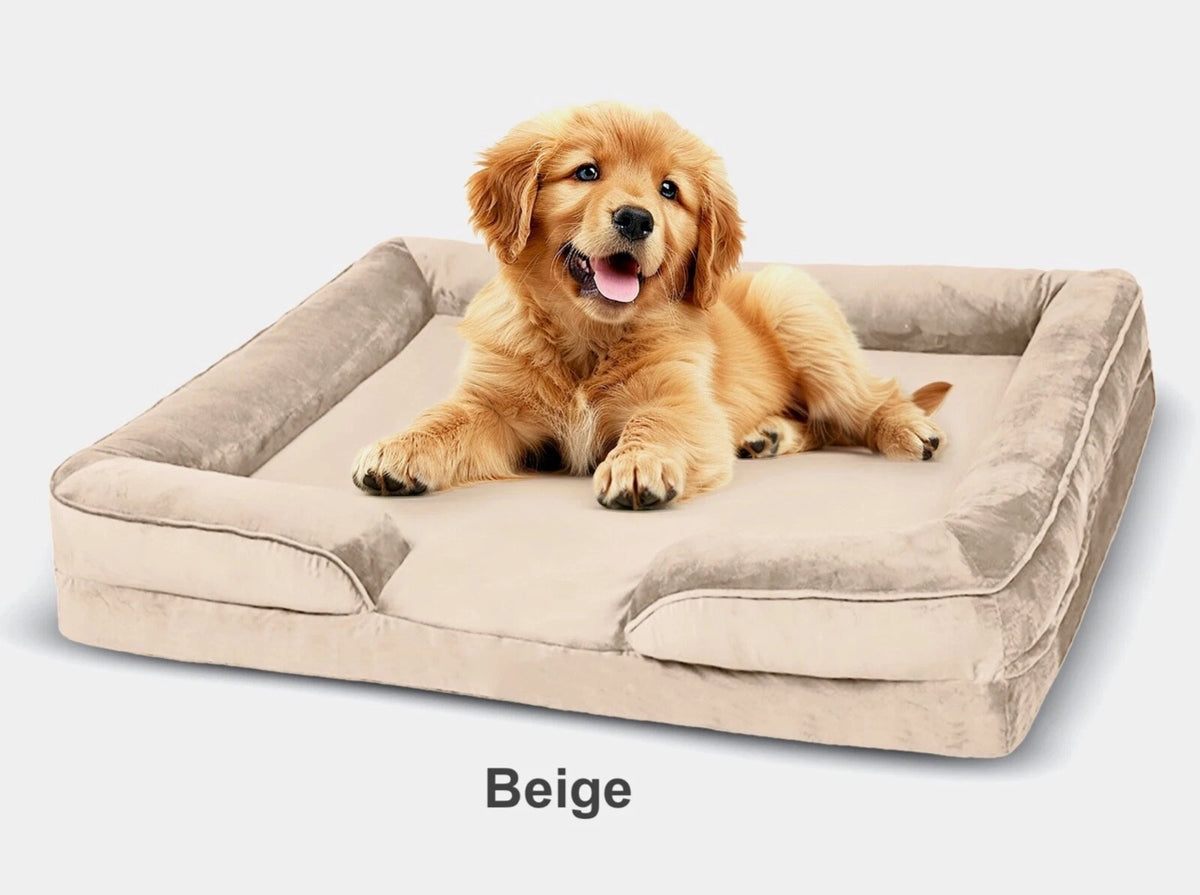 Luxury Orthopaedic Dog Bed — Memory Foam Mattress with Removable Cover