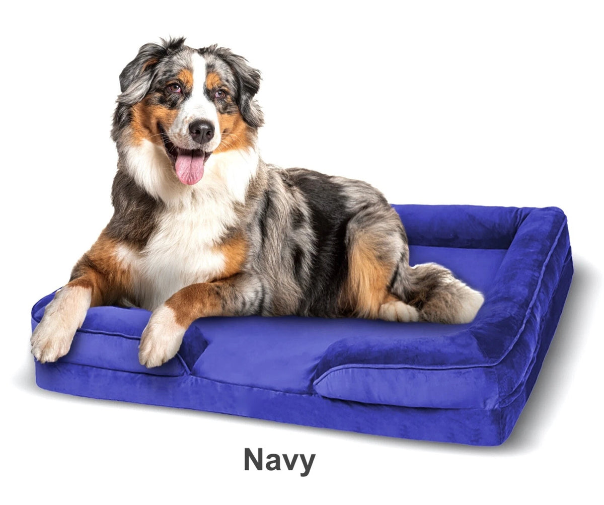Luxury Orthopaedic Dog Bed — Memory Foam Mattress with Removable Cover
