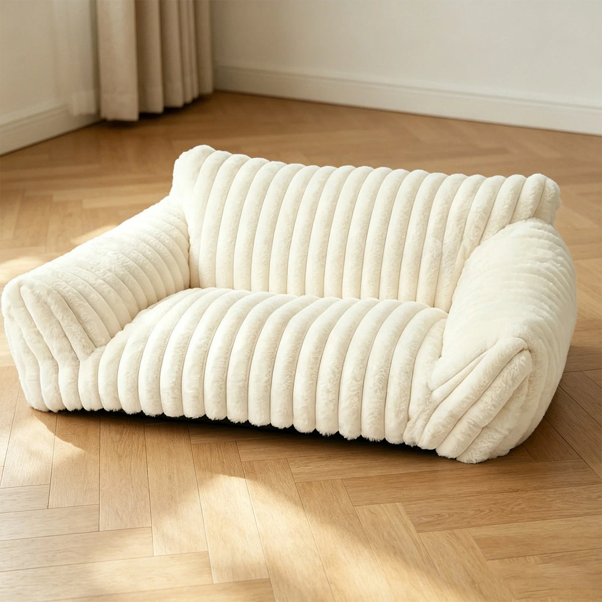 Cosy Raised Dog & Cat Bed — Elevated Pet Sofa Couch