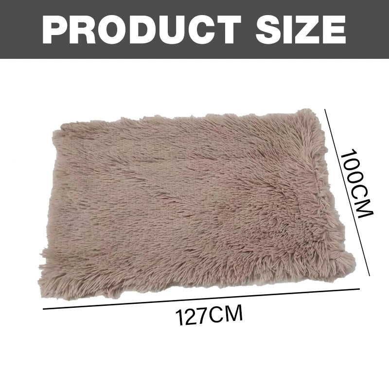 Cosy Plush Pet Blanket — Soft Washable Comfort Mat for Dogs & Cats