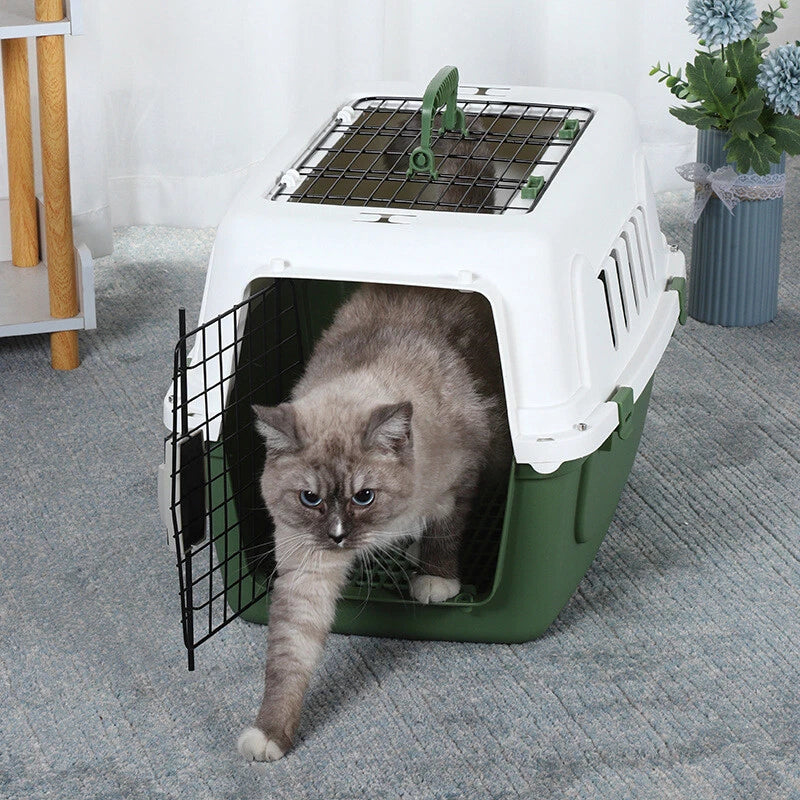 Portable Pet Carrier — Travel Crate for Cats & Small Dogs