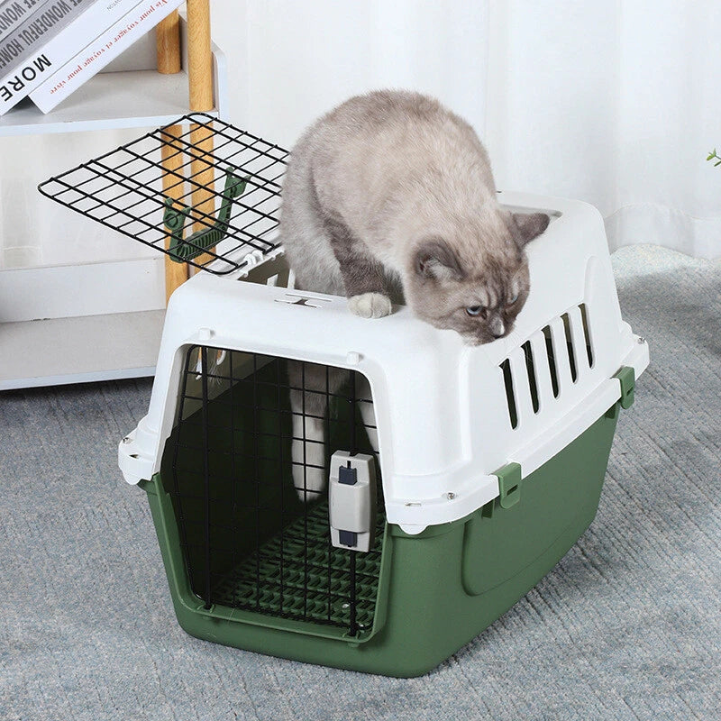 Portable Pet Carrier — Travel Crate for Cats & Small Dogs