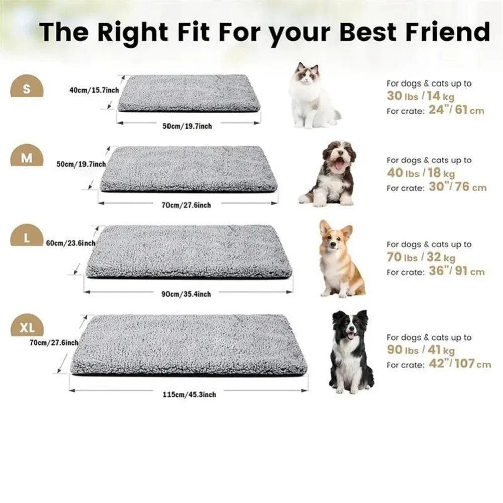 Winter Self-Heating Pet Mat — Cosy Thermal Blanket for Dogs & Cats