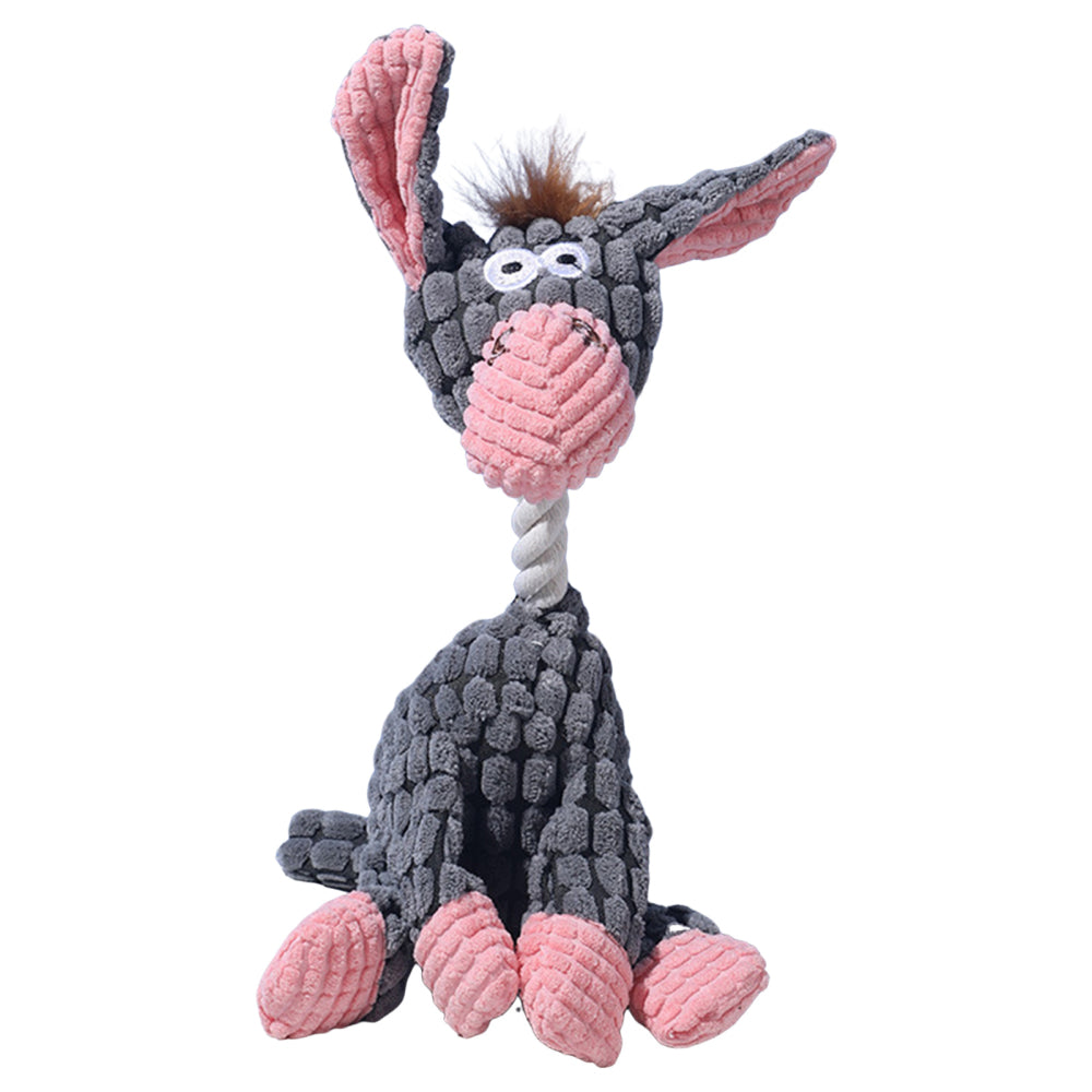 Plush Squeaky Dog Toy — Interactive Soft Chew & Play Toy for Dogs & Puppies
