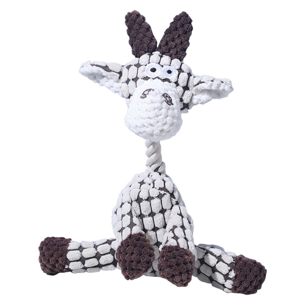 Plush Squeaky Dog Toy — Interactive Soft Chew & Play Toy for Dogs & Puppies