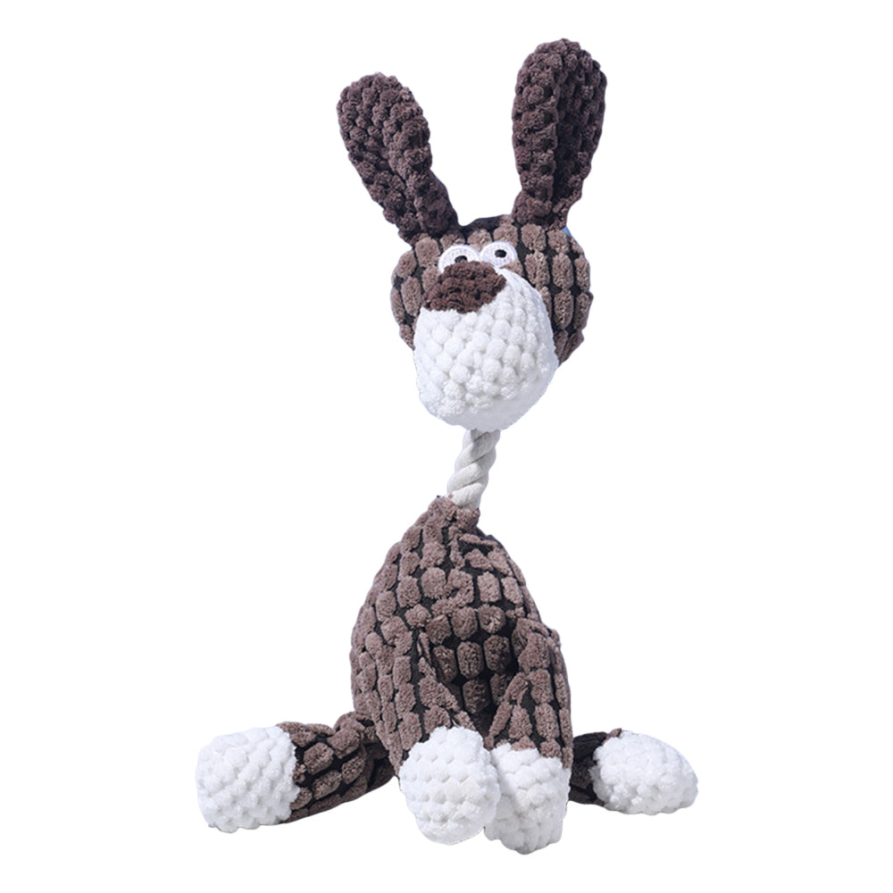 Plush Squeaky Dog Toy — Interactive Soft Chew & Play Toy for Dogs & Puppies