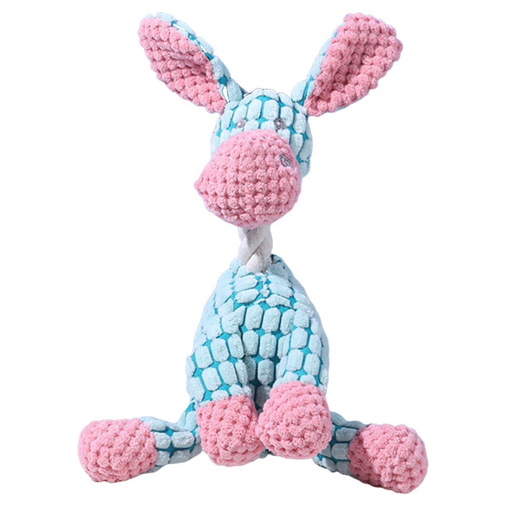 Plush Squeaky Dog Toy — Interactive Soft Chew & Play Toy for Dogs & Puppies
