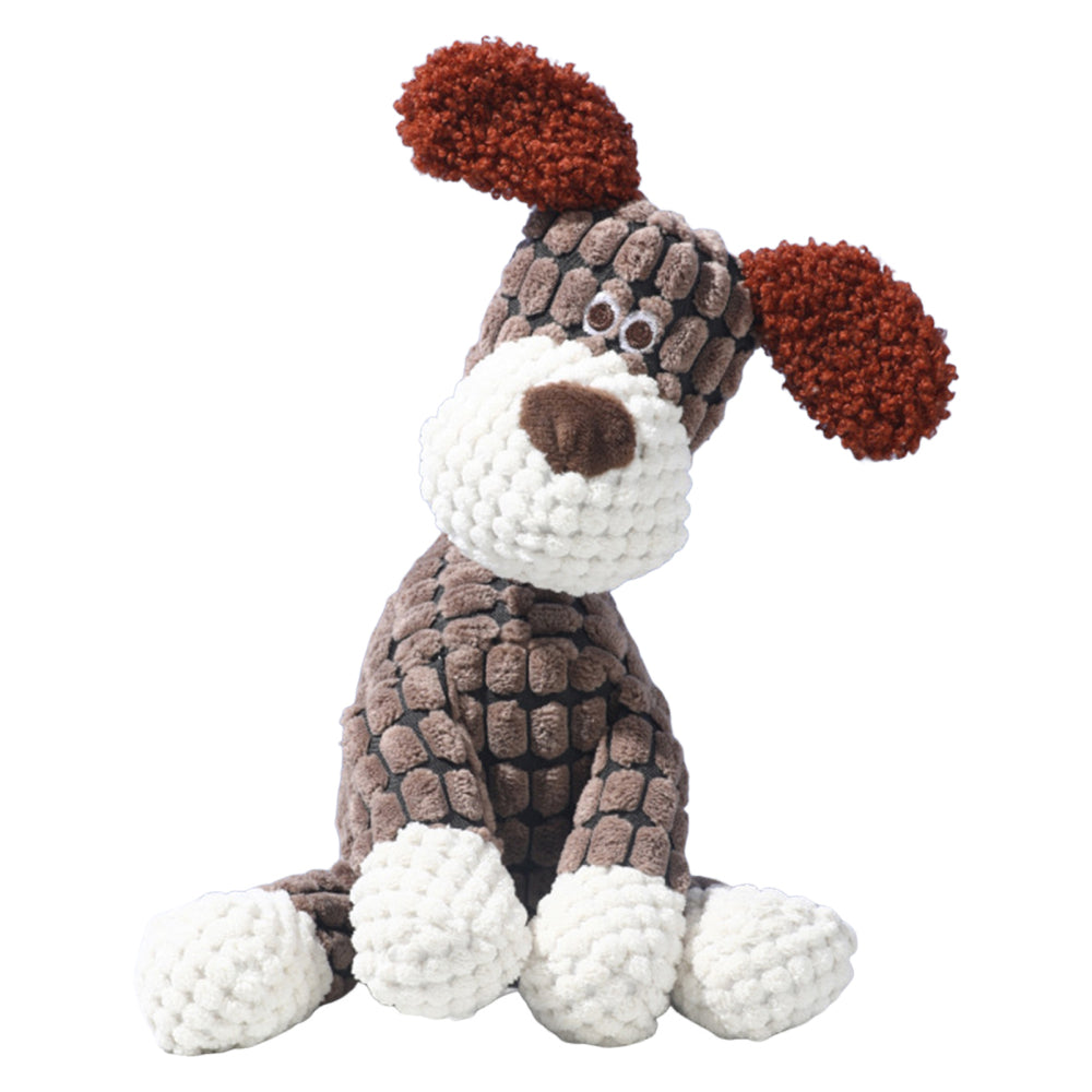 Plush Squeaky Dog Toy — Interactive Soft Chew & Play Toy for Dogs & Puppies