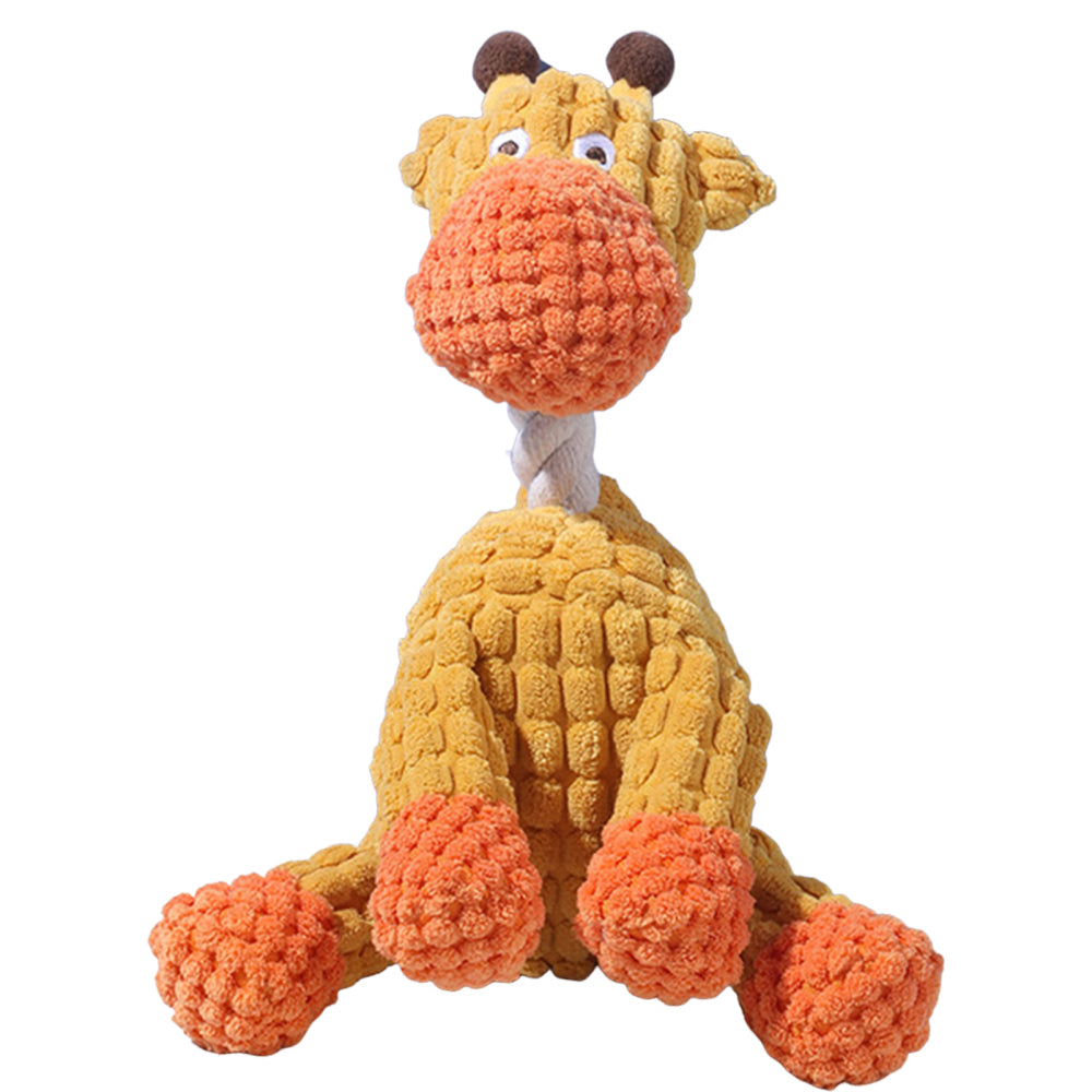Plush Squeaky Dog Toy — Interactive Soft Chew & Play Toy for Dogs & Puppies