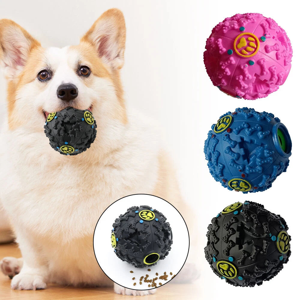 Interactive Dog Puzzle Toy — Treat Dispensing Food Ball for Puppies & Dogs