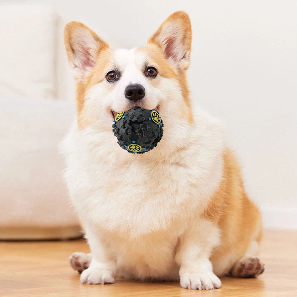 Interactive Dog Puzzle Toy — Treat Dispensing Food Ball for Puppies & Dogs