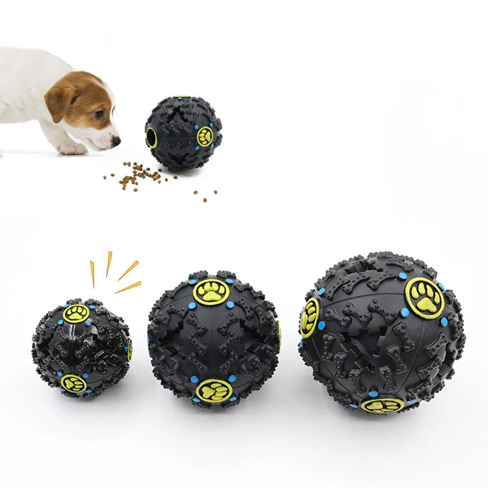 Interactive Dog Puzzle Toy — Treat Dispensing Food Ball for Puppies & Dogs