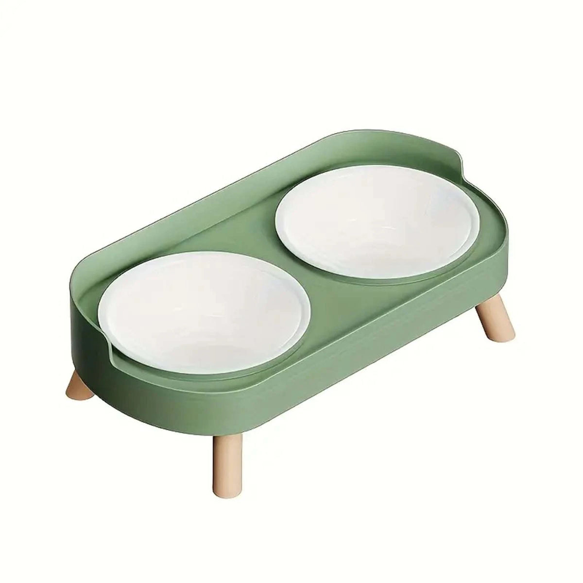 Raised Dog & Cat Bowls – Elevated Double Stainless Steel Food & Water Feeder