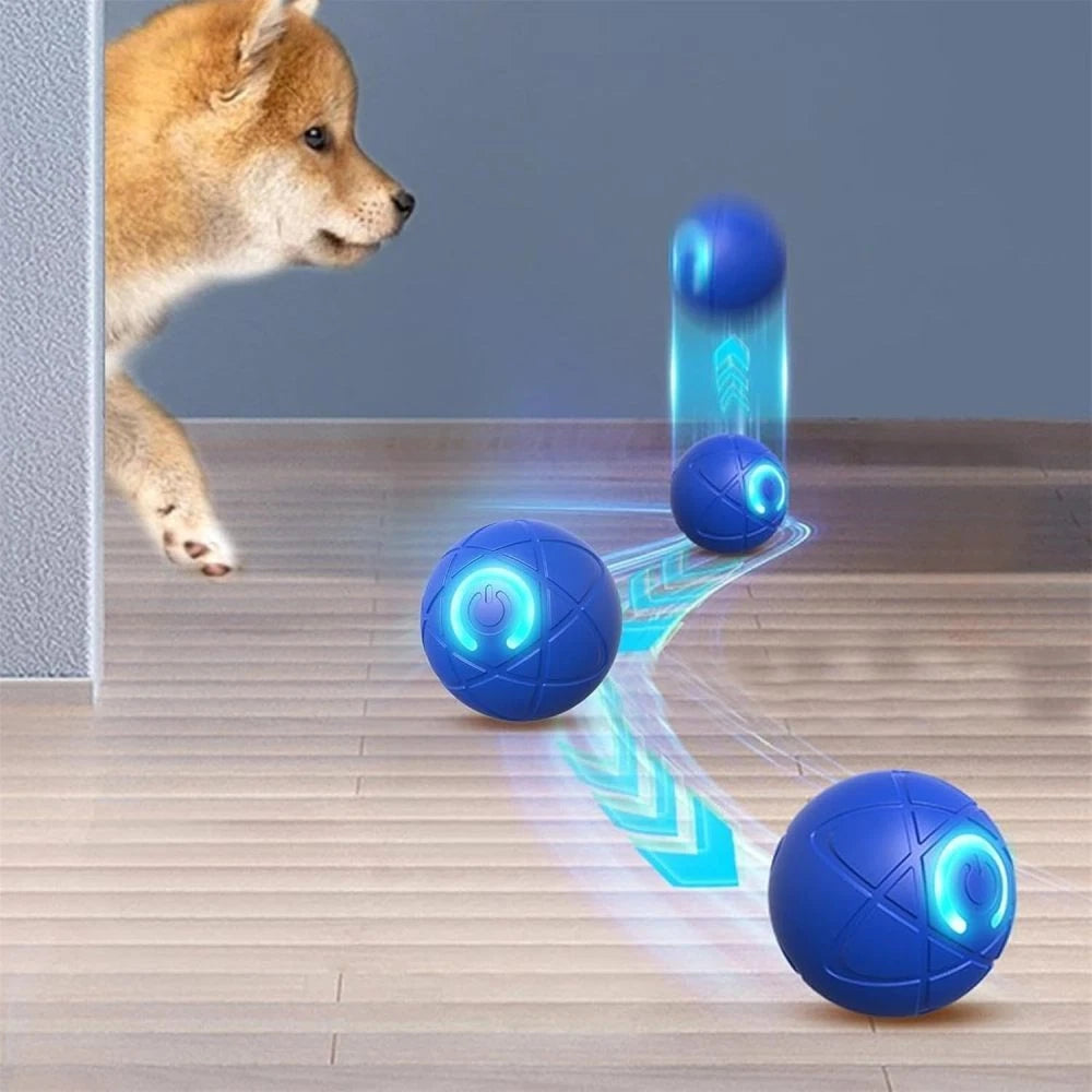 Smart Interactive Pet Ball — Automatic Moving & Bouncing Toy for Dogs & Cats