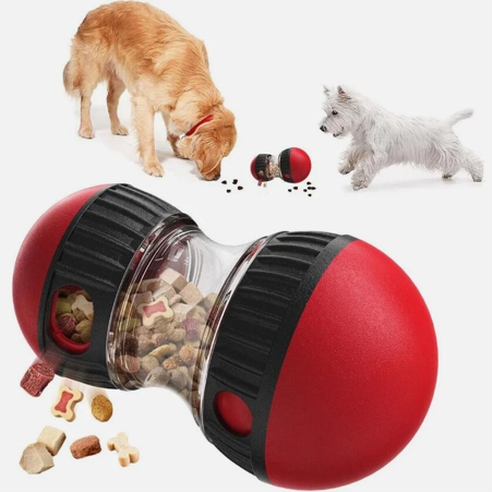 Interactive Slow Feeder Treat Ball for Dogs – Rolling Food Puzzle & Training Toy